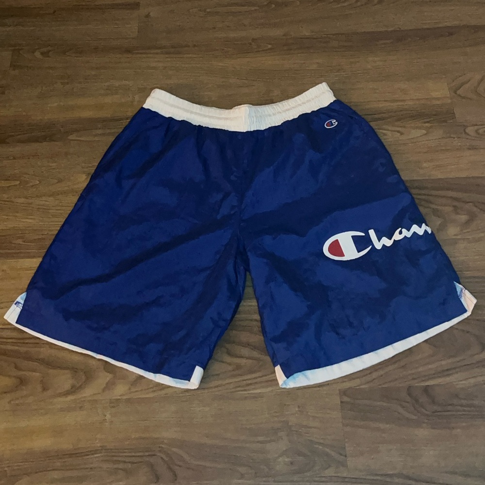 Champion Blue and White Men's Shorts